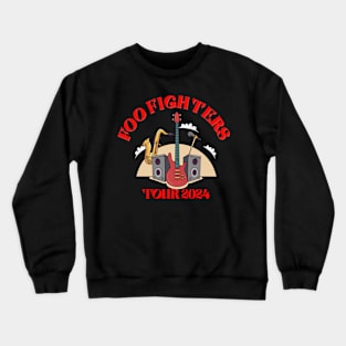 Foo Fighters Tour 2024 T shirt Red Crewneck Sweatshirt